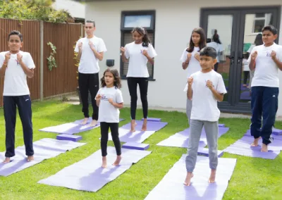 Children's yoga class at Yoga Dynamix in Harrow